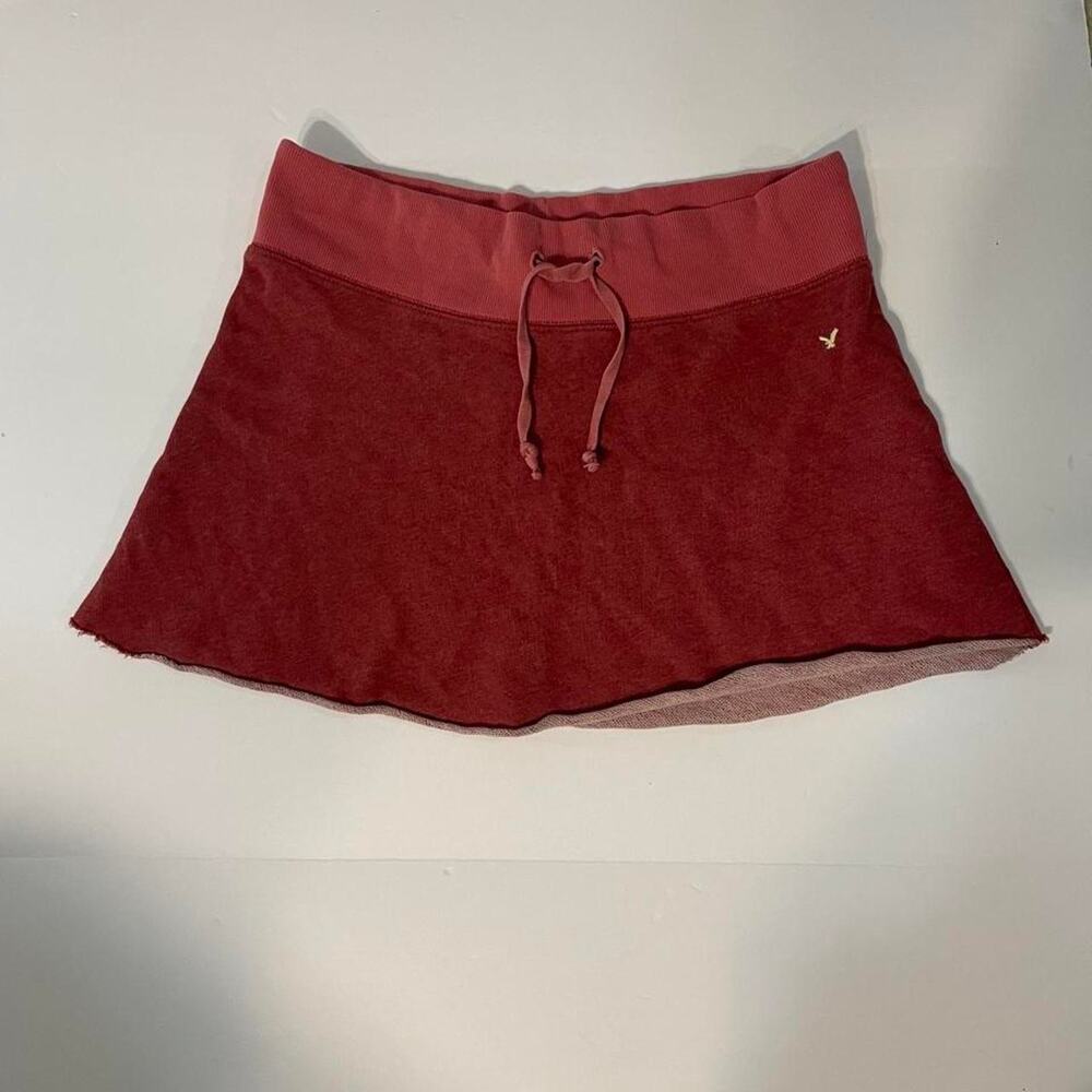 American eagle outfitters mauve burgundy mini skirt size xs